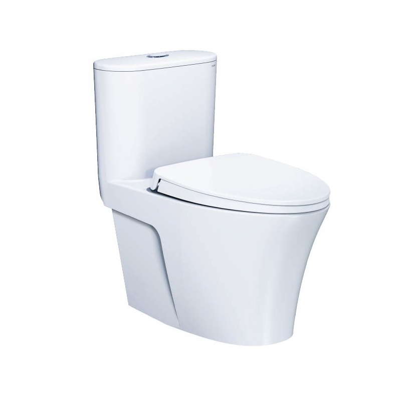 Bồn Cầu Caesar CD1395 Một Khối Nắp Êm – Chính hãng