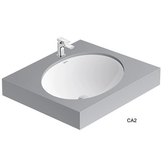 Chậu Rửa Mặt Lavabo Viglacera CA2 Âm Bàn