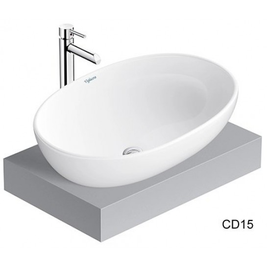 Chậu Rửa Lavabo Viglacera CD15 Đặt Bàn