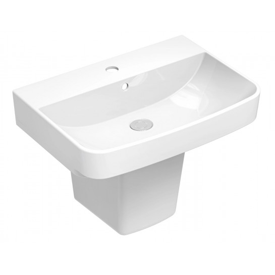 Chậu Rửa Lavabo Viglacera CD58 (V58) Fansipan Chân Ngắn