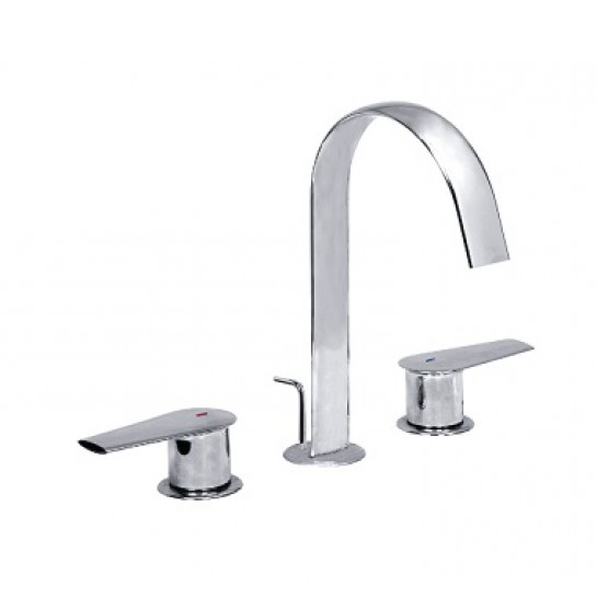 Vòi Lavabo Inax LFV-7100B Van Nóng Lạnh Riêng 3 Lỗ