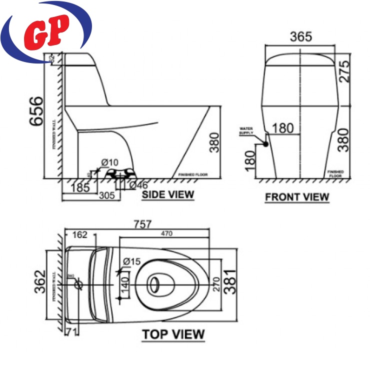 Bồn Cầu American Standard VF-2011PL Nắp Rửa Điện Tử