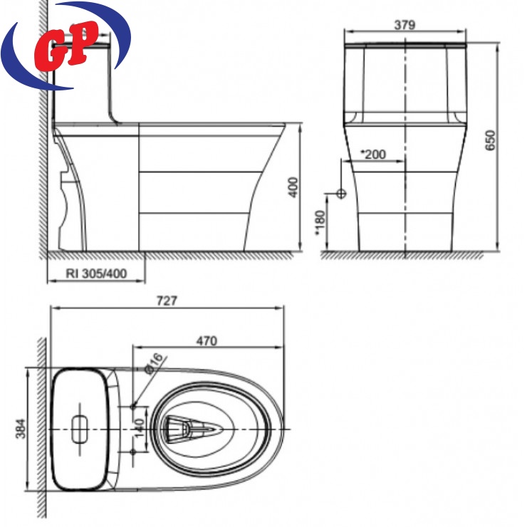 Bồn Cầu Điện Tử American Standard WP-1880PR