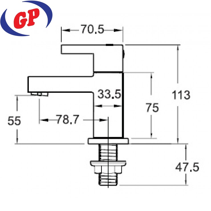 Vòi Lavabo Lạnh American Standard Voda A-7018C