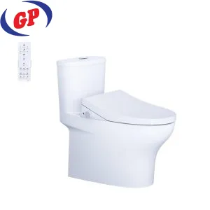 Bồn Cầu Một Khối Nắp Điện Tử Caesar C1395F + TAF512H – Chính Hãng, Thông Minh, Cao Cấp