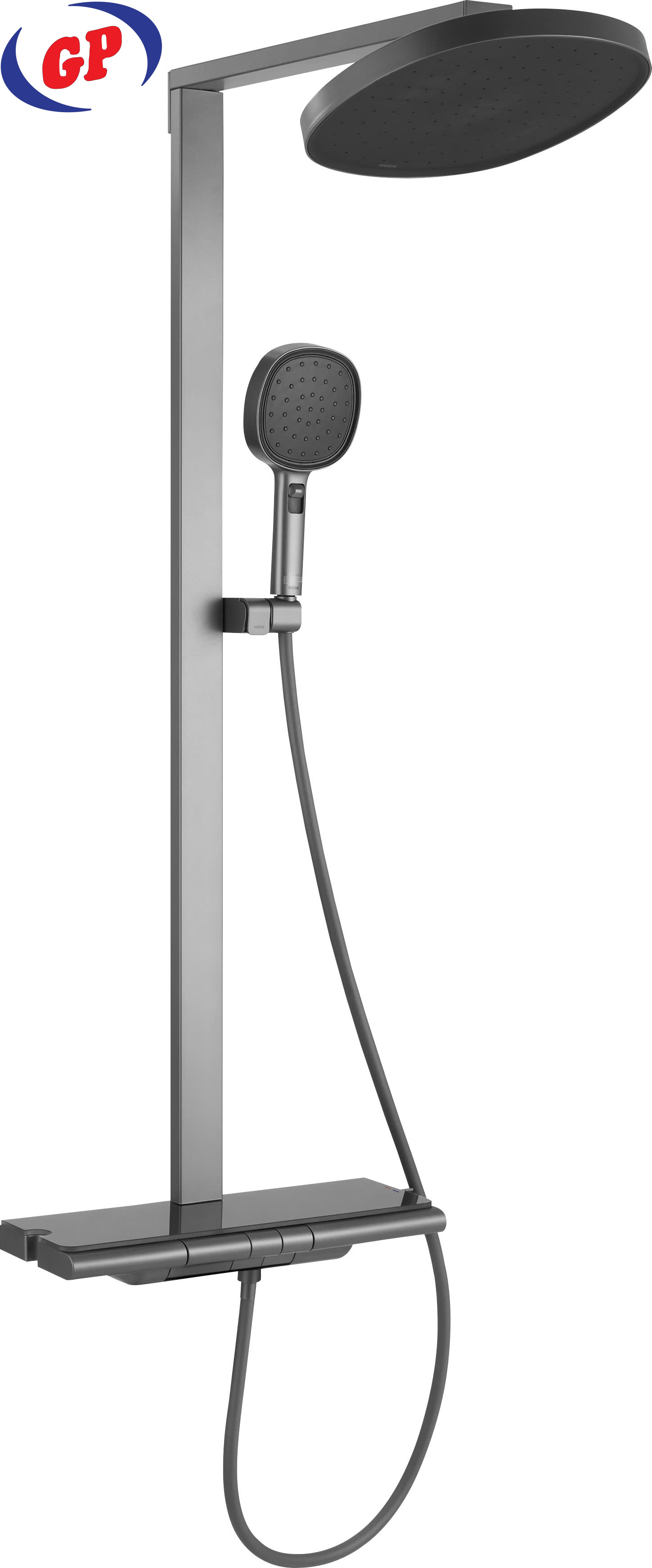 Bộ sen cây tắm đứng nóng lạnh MOEN SF60443GMMCL màu xám
