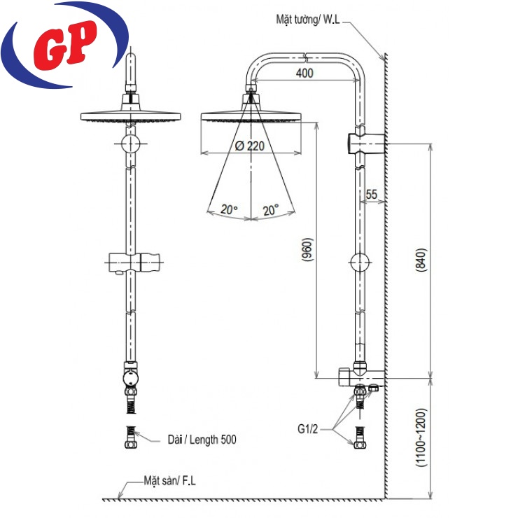 Sen Cây TOTO TVSM103NSS/DM907CS Nóng Lạnh